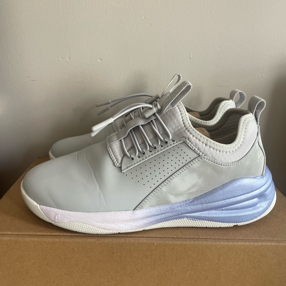 Clove Women's Sneakers - grey and blue shimmer